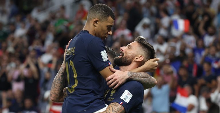 Giroud and Mbappe