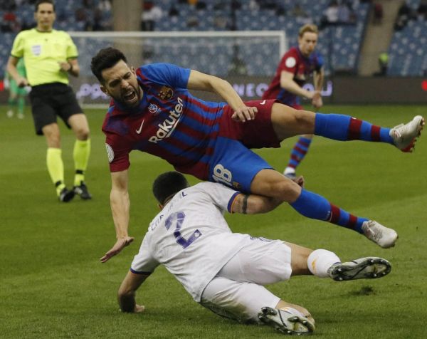 Fotboll, Spanska Supercupen, Semifinal, Real Madrid – Barcelona