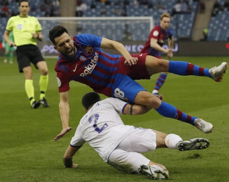 Fotboll, Spanska Supercupen, Semifinal, Real Madrid – Barcelona
