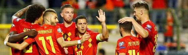 Fotboll, EM-kval, Belgien – Skottland