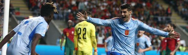 Fotboll, Nations League, Portugal – Spanien