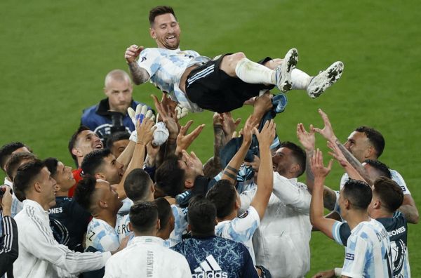 Fotboll, Conmebol-UEFA Cup of Champions, Italien – Argentina